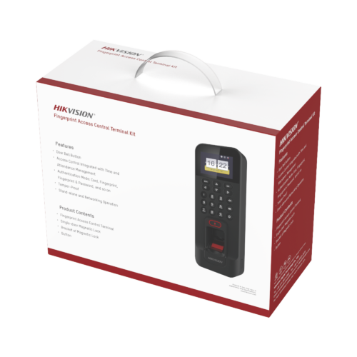 DSKAS261-AD-1-h Kit de Control de Acceso Todo Incluido con Huella y Tarjeta