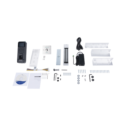 DSKAS261-AD-3-h Kit de Control de Acceso Todo Incluido con Huella y Tarjeta