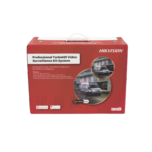 Kit TurboHD 3K con Luz Dual y Micrófono Integrado (5 MP – 4 Cámaras + DVR) HIKVISION